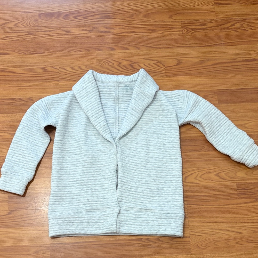 Vineyard Vines Channel Quilted Women Open Cardigan
